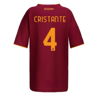 AS Roma Bryan Cristante #4 Hjemmedrakt Dame 2025-26 Kortermet AS Roma Bryan Cristante #4 Hjemmedrakt Dame 2025-26 Kortermet